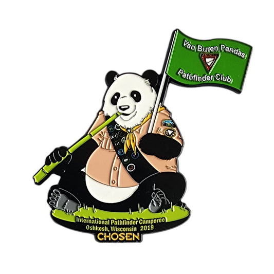 Van Buren Pandas 2019 International Pathfinder Camporee "Chosen" Pin