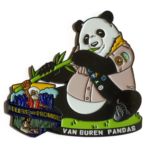 Van Buren Pandas 2024 Believe the Promise pin "Uniform A"